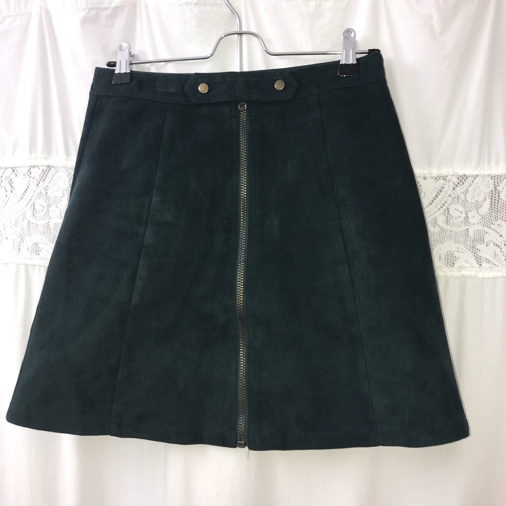 Suede Mini Skirt-worn once